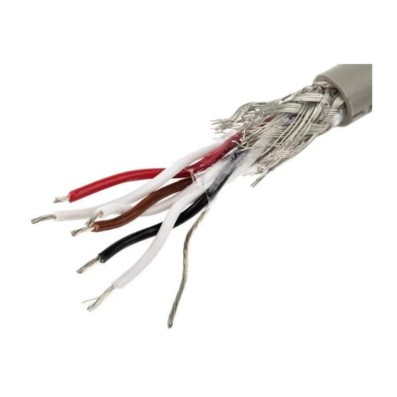 Alpha Wire Pro-Tekt Series Data Cable 3 Pairs 6 Cores 0.56 mm² 50 m Grey PVC Jacket 300V B965033 GE321