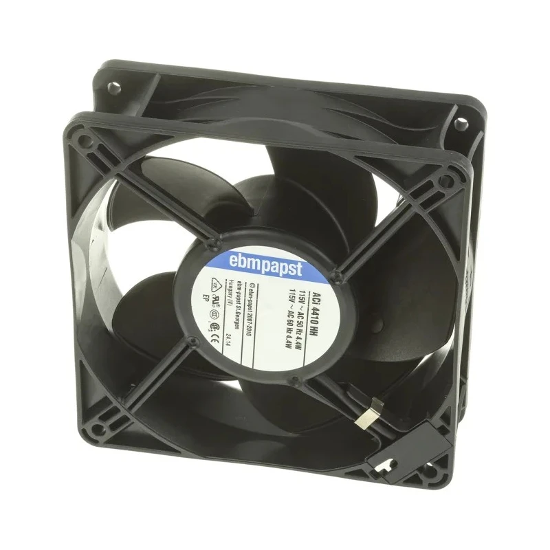 ebm-papst ACi 4400 Series Axial Fan 115V ac 4.4 W 175 m³/h 119 x 119 x 38 mm ACI4410HH