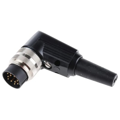 Lumberg 12 Pole Right Angle M16 DIN Plug, Threaded Cable Male, 60V AC, 3A Current, IP40 Rating WSV 120