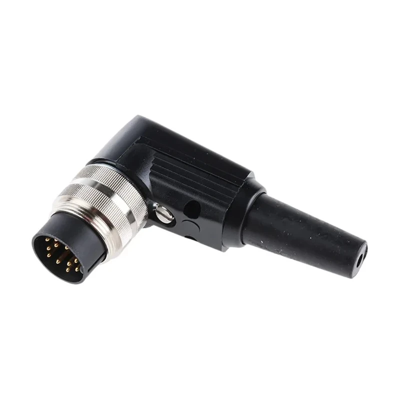 Lumberg 12 Pole Right Angle M16 DIN Plug, Threaded Cable Male, 60V AC, 3A Current, IP40 Rating WSV 120