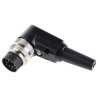 Lumberg 12 Pole Right Angle M16 DIN Plug, Threaded Cable Male, 60V AC, 3A Current, IP40 Rating WSV 120
