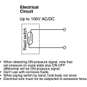 SMC Pressure Switch 1A 0.7 MPa Maximum Operating Pressure 1/8 in Port Size Modular Mount IS10-01S-6L