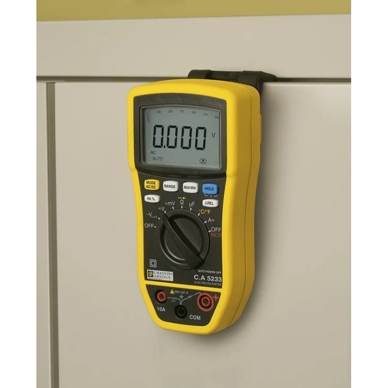 Chauvin Arnoux Handheld Digital Multimeter CA 5233 True RMS 600V CAT IV, 320g P01196733