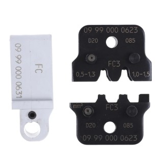 HARTING DIN 41612 Insulated Black Coaxial Type Crimp Die 2 Pieces 09990000623