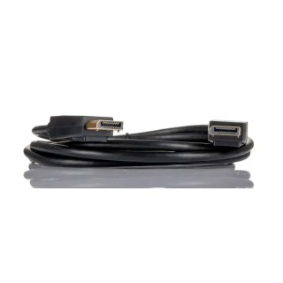 RS PRO Male DisplayPort to Male DisplayPort Cable, 2 m, Polyvinyl Chloride Jacket, Black 740-6688