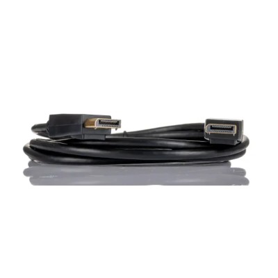 RS PRO Male DisplayPort to Male DisplayPort Cable, 2 m, Polyvinyl Chloride Jacket, Black 740-6688