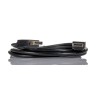 RS PRO Male DisplayPort to Male DisplayPort Cable, 2 m, Polyvinyl Chloride Jacket, Black 740-6688