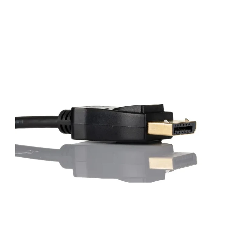 RS PRO Male DisplayPort to Male DisplayPort Cable, 2 m, Polyvinyl Chloride Jacket, Black 740-6688