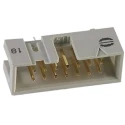 HARTING SEK 18 Series Straight Through Hole PCB Header 14 Contacts 2.54 mm Pitch 2 Row Shrouded 09185147324
