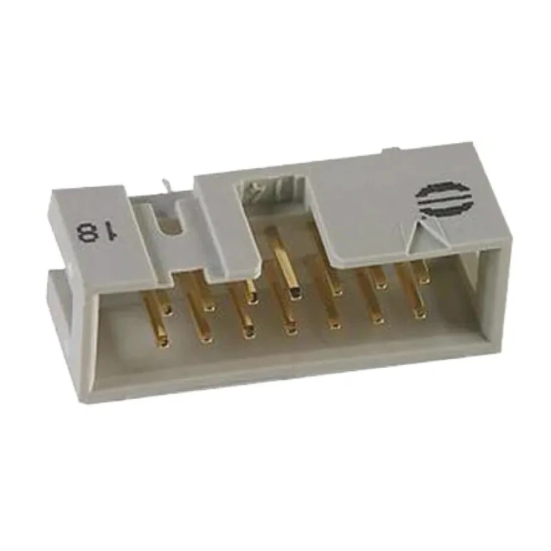 HARTING SEK 18 Series Straight Through Hole PCB Header 14 Contacts 2.54 mm Pitch 2 Row Shrouded 09185147324