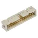 HARTING PCB Header SEK 18 Series Straight Through Hole 26 Contacts 2 Row 2.54 mm Pitch Shrouded 09185266324