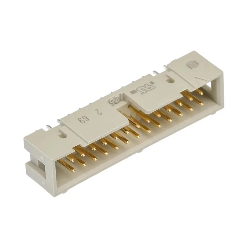 HARTING PCB Header SEK 18 Series Straight Through Hole 26 Contacts 2 Row 2.54 mm Pitch Shrouded 09185266324