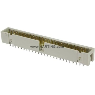 HARTING SEK 18 Series Straight Through Hole PCB Header 34 Contacts 2.54 mm Pitch 2 Row Shrouded 09185347324
