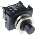 Marquardt Push Button Switch Momentary Panel SPST Black LED IP40 250 V ac 1841.1201