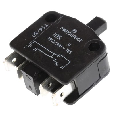 Marquardt Door Micro Switch SPDT Plunger 16 A IP40 -40°C to 85°C 