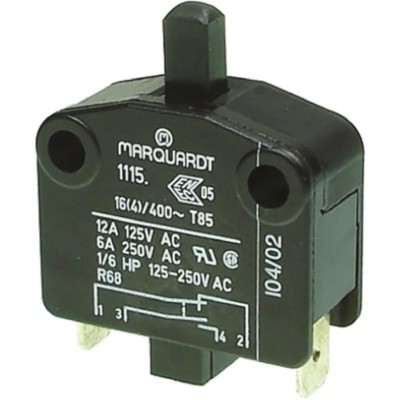 Marquardt Door Micro Switch NO + NC Plunger 16 A IP40 -40°C to 85°C 1115.2101