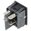 Marquardt Illuminated DPST On-Off On-Off Rocker Switch Panel 10A 250V AC 28V DC Red Actuator 1835.3102