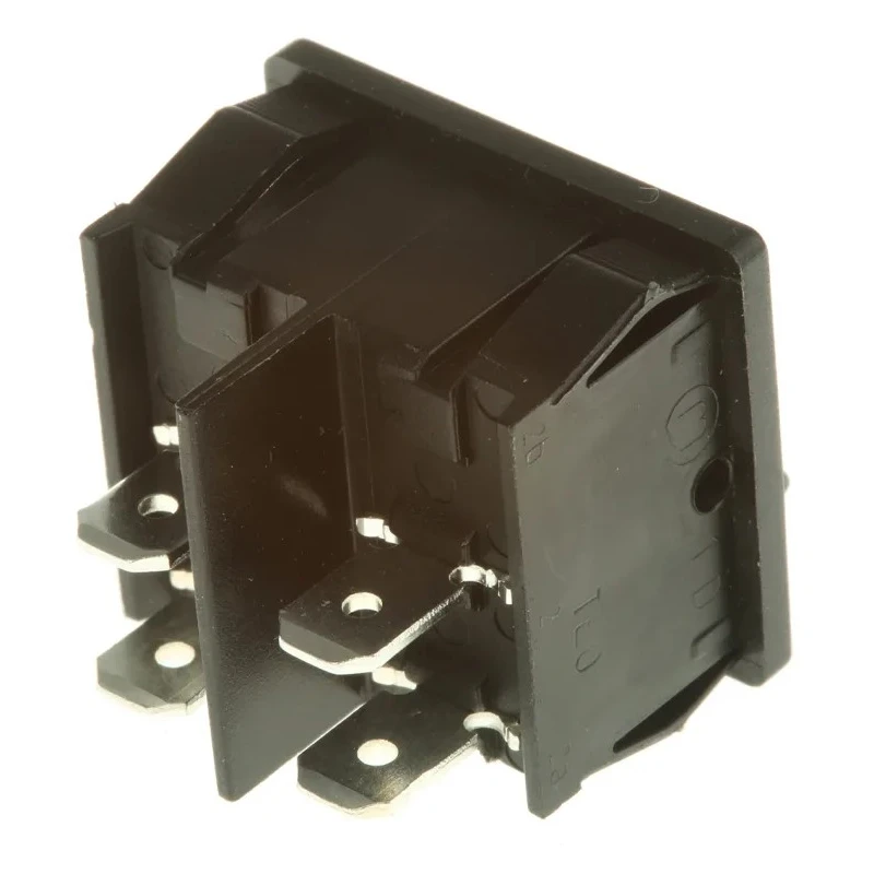 Marquardt DPST On-Off On-Off Rocker Switch Panel 1800 Series 12A 250V AC 28V DC 1802.1123