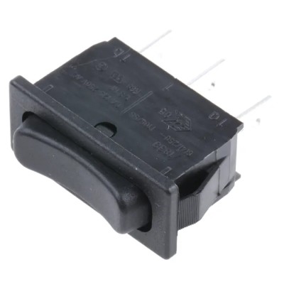 Marquardt SPDT On-Off-On (On)-Off-(On) Rocker Switch Panel 6A 250V AC Polyamide Housing 1838.3402