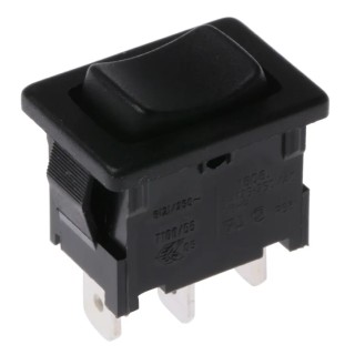 Marquardt SPDT Momentary-Off-Momentary (On)-Off-(On) Rocker Switch Panel 1800 Series 6A 28V DC 250V AC 1808.1302