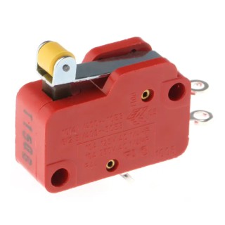 Marquardt Roller Lever Micro Switch, Solder Terminal, 10A, 250V AC, SPCO 1006.0701-02