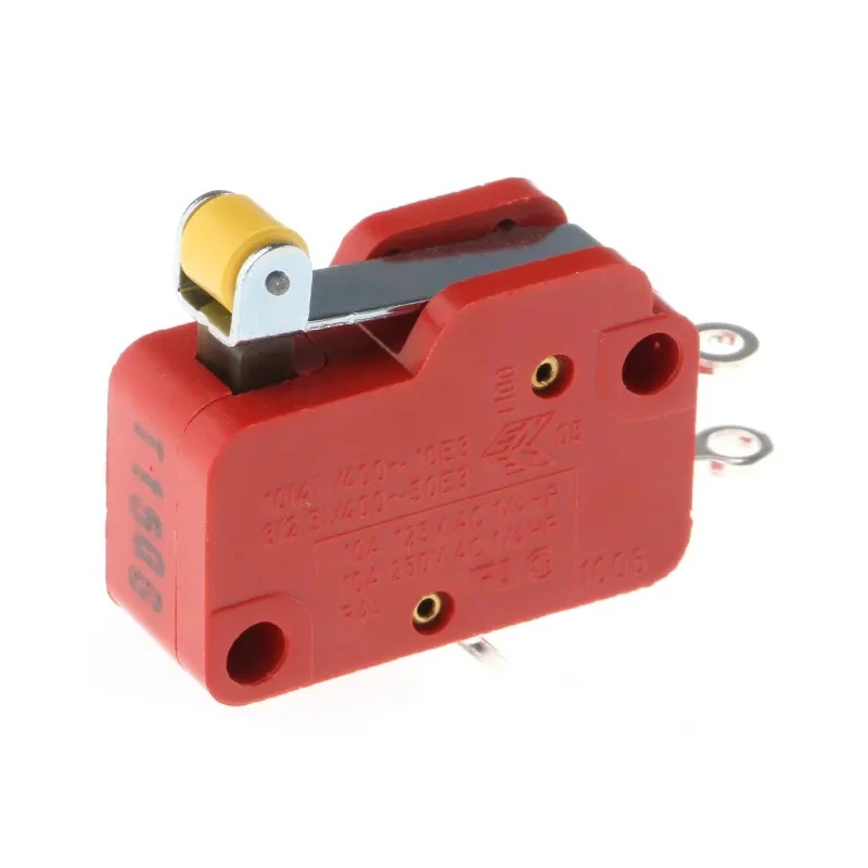 Marquardt Roller Lever Micro Switch, Solder Terminal, 10A, 250V AC, SPCO 1006.0701-02