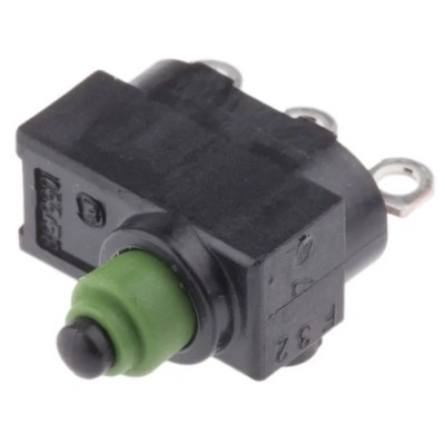 Marquardt Pin Plunger Micro Switch, Solder Terminal, 4A, 12 V dc, SPCO, IP00, IP67 1055.0351