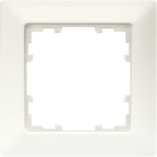 Siemens White 1 Gang Thermoplastic Frame DELTA Line Series 80mm x 80mm 5TG2551-0
