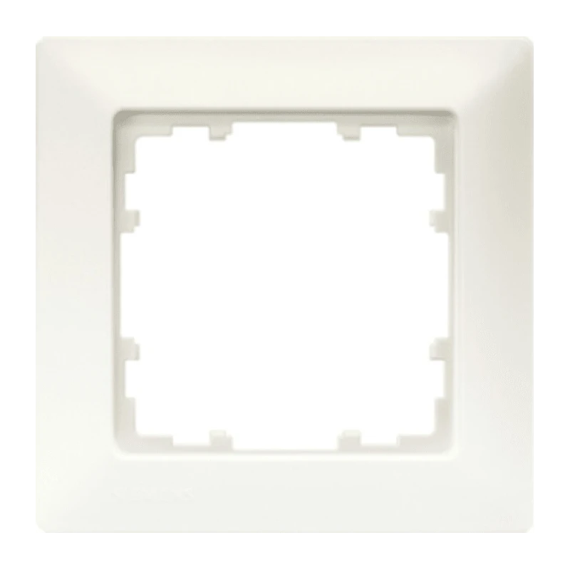 Siemens White 1 Gang Thermoplastic Frame DELTA Line Series 80mm x 80mm 5TG2551-0