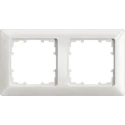 Siemens White Thermoplastic 2 Gang Switch Frame 5TG2552-0