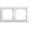Siemens White Thermoplastic 2 Gang Switch Frame 5TG2552-0