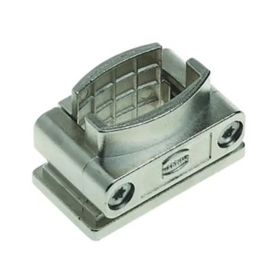 HARTING 09 06 Metal Silver Cable Clamp for Use with DIN 41612 Connector 09068009955