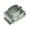 HARTING 09 06 Metal Silver Cable Clamp for Use with DIN 41612 Connector 09068009955