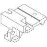 HARTING Fixing Bracket for Use with DIN 41612 Connector Series 09 06 Silver 09069019924
