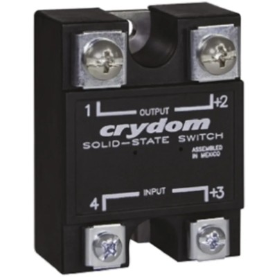 Crydom LVD Series Solid State Relay 40 A Load Panel Mount 75 V dc Load 11.5V dc Control LVD75A40