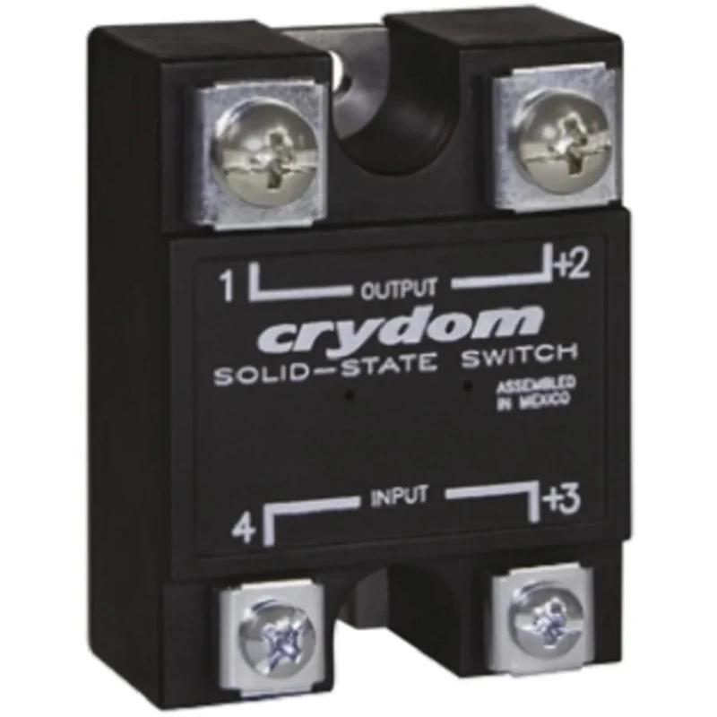 Crydom Panel Mount Solid State Relay 80A Load, 75 V dc Load, 24V dc Control LVD75D80