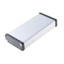 Hammond Clear Anodised Aluminium Enclosure 160 mm x 78 mm x 27 mm, IP54 Rated 1455J1602