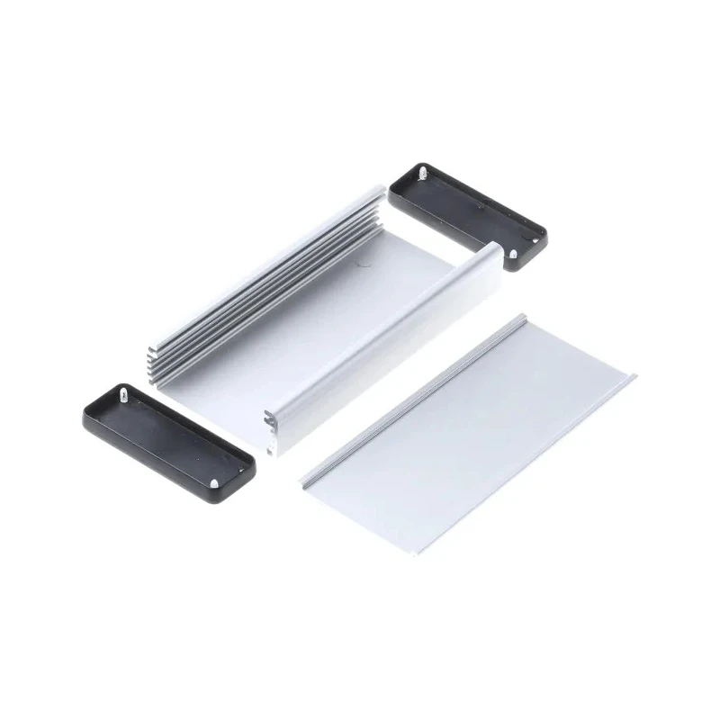 Hammond Clear Anodised Aluminium Enclosure 160 mm x 78 mm x 27 mm, IP54 Rated 1455J1602