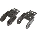 Igus Polymer Cable Trunking Accessory 25 mm, Cable Chain Mounting Bracket, Black, Model 2030.34PZB