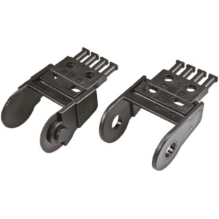 Igus Polymer Cable Trunking Accessory 25 mm, Cable Chain Mounting Bracket, Black, Model 2030.34PZB