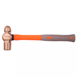 de-neers-230-g-non-sparking-copper-ball-pein-hammer-with-fiberglass-handle-61621