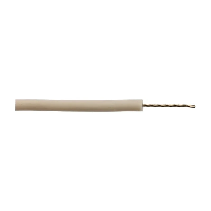 Alpha Wire Hookup Wire Silicone Series White 0.33 mm², 22 AWG, 7/0.25 mm Strands, 30 m Length, 15000V, 150°C 392245 WH005
