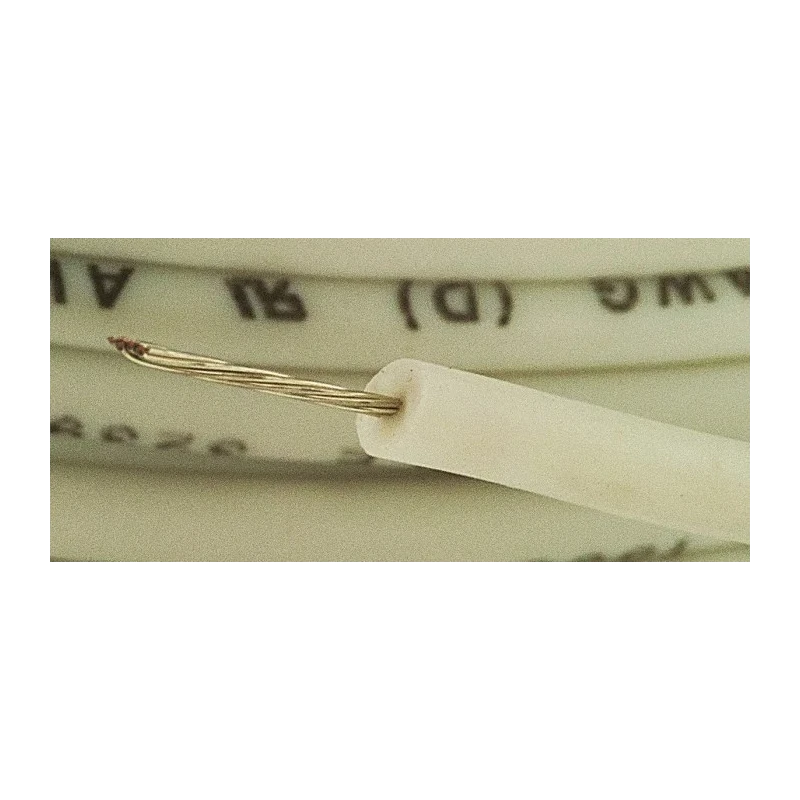 Alpha Wire Hookup Wire Silicone Series White 0.33 mm², 22 AWG, 7/0.25 mm Strands, 30 m Length, 15000V, 150°C 392245 WH005