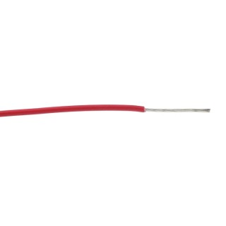 Alpha Wire Ecogen Ecowire Series Red 0.2 mm² Hook Up Wire 600V 105°C, 24 AWG, 7 x 0.20 mm Strands 305 m 6712 RD001