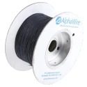 Alpha Wire Ecogen Ecowire Series Black 0.2 mm² Hook Up Wire 24 AWG 7/0.20 mm Core Strands 305 m Modified 6712 BK001