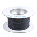 Alpha Wire Ecogen Ecowire Series Black 0.2 mm² Hook Up Wire 24 AWG 7/0.20 mm Core Strands 305 m Modified 6712 BK001