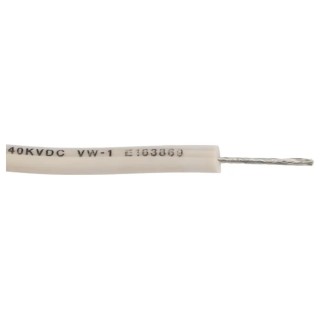 Alpha Wire High Temperature Silicone Hook Up Wire 1.3 mm² Cross Section, 16 AWG, 26/0.25 mm Strands, 30 m 391697 WH005