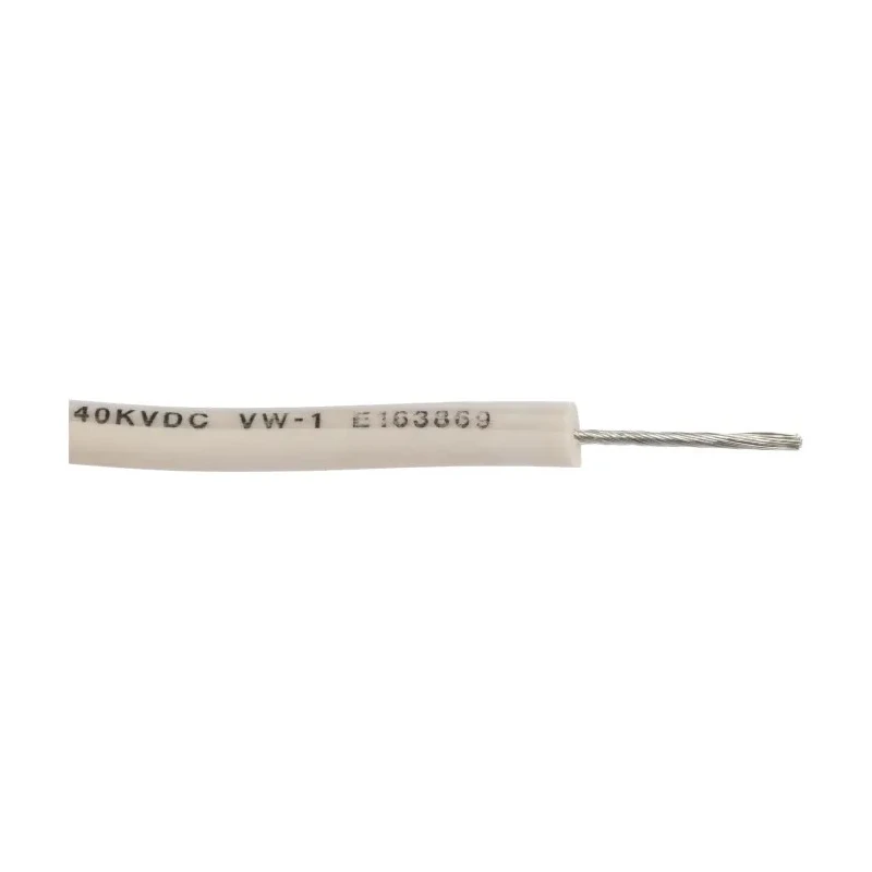 Alpha Wire High Temperature Silicone Hook Up Wire 1.3 mm² Cross Section, 16 AWG, 26/0.25 mm Strands, 30 m 391697 WH005