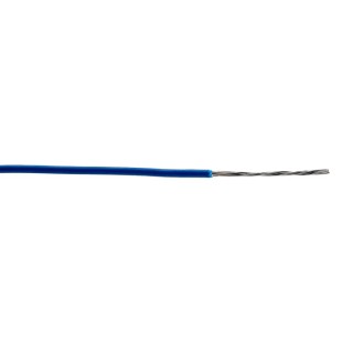 Alpha Wire Ecogen Ecowire Series Blue Hook Up Wire 0.52 mm² 20 AWG 10/0.25 mm Core Strands MPPE Insulation 305 m 6714 BL001