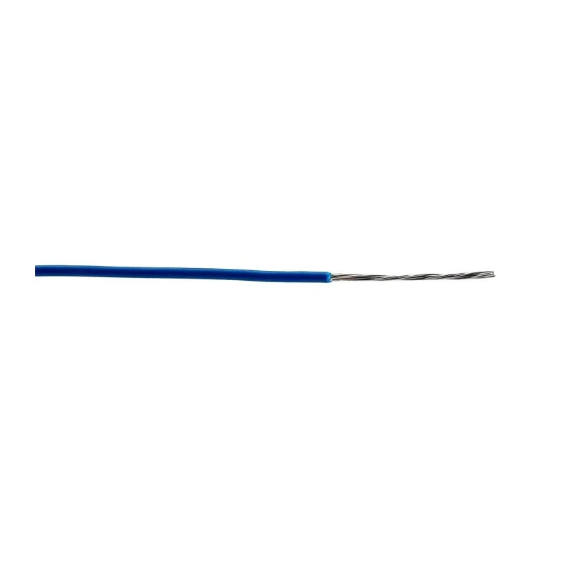 Alpha Wire Ecogen Ecowire Series Blue Hook Up Wire 0.52 mm² 20 AWG 10/0.25 mm Core Strands MPPE Insulation 305 m 6714 BL001
